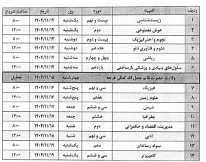 تغییر زمان مرحله‌ی یکم‌ المپیاد
